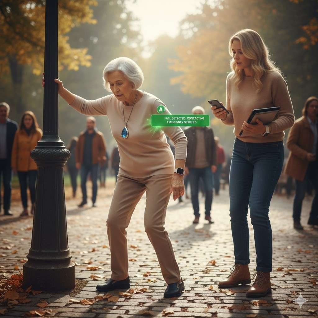 How do fall detection devices work