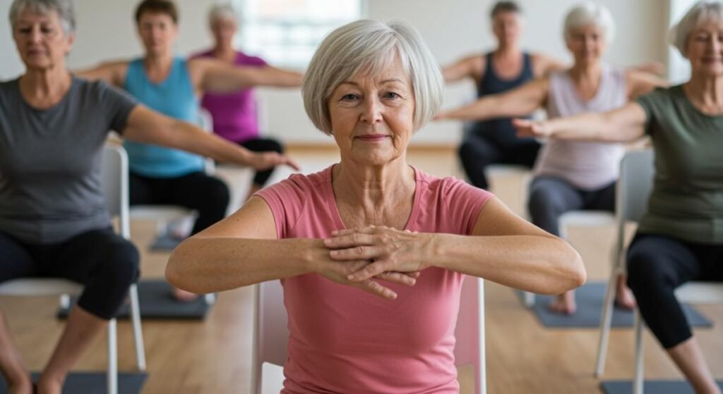 Chair Yoga for Seniors Simple Poses for Flexibility & Strength