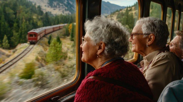 Scenic train journeys perfect for seniors travel